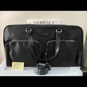 Brand new Versace travel weekender duffel bag